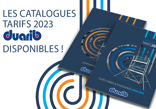  2023 editions of our catalogues/price-lists for platforms and scaffolding