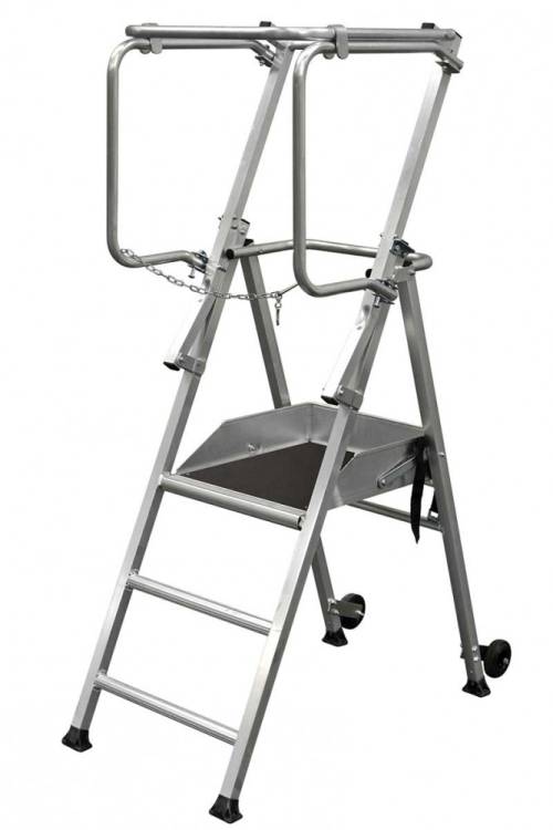 Ultra-foldable individual working platform F PLIANT 60-fixed-height 2.60m.