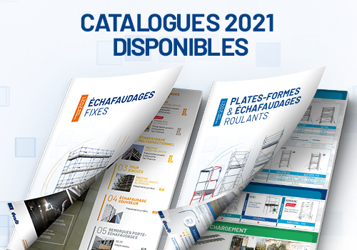 2021 editions of our catalogues/price-lists for platforms and scaffolding